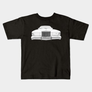 1970s Lincoln Continental classic car Kids T-Shirt